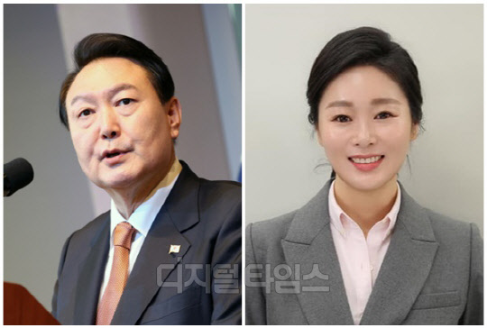 윤석열 대통령(왼쪽)과 이경 더불어민주당 상근부대변인. <디지털타임스 DB, 연합뉴스>